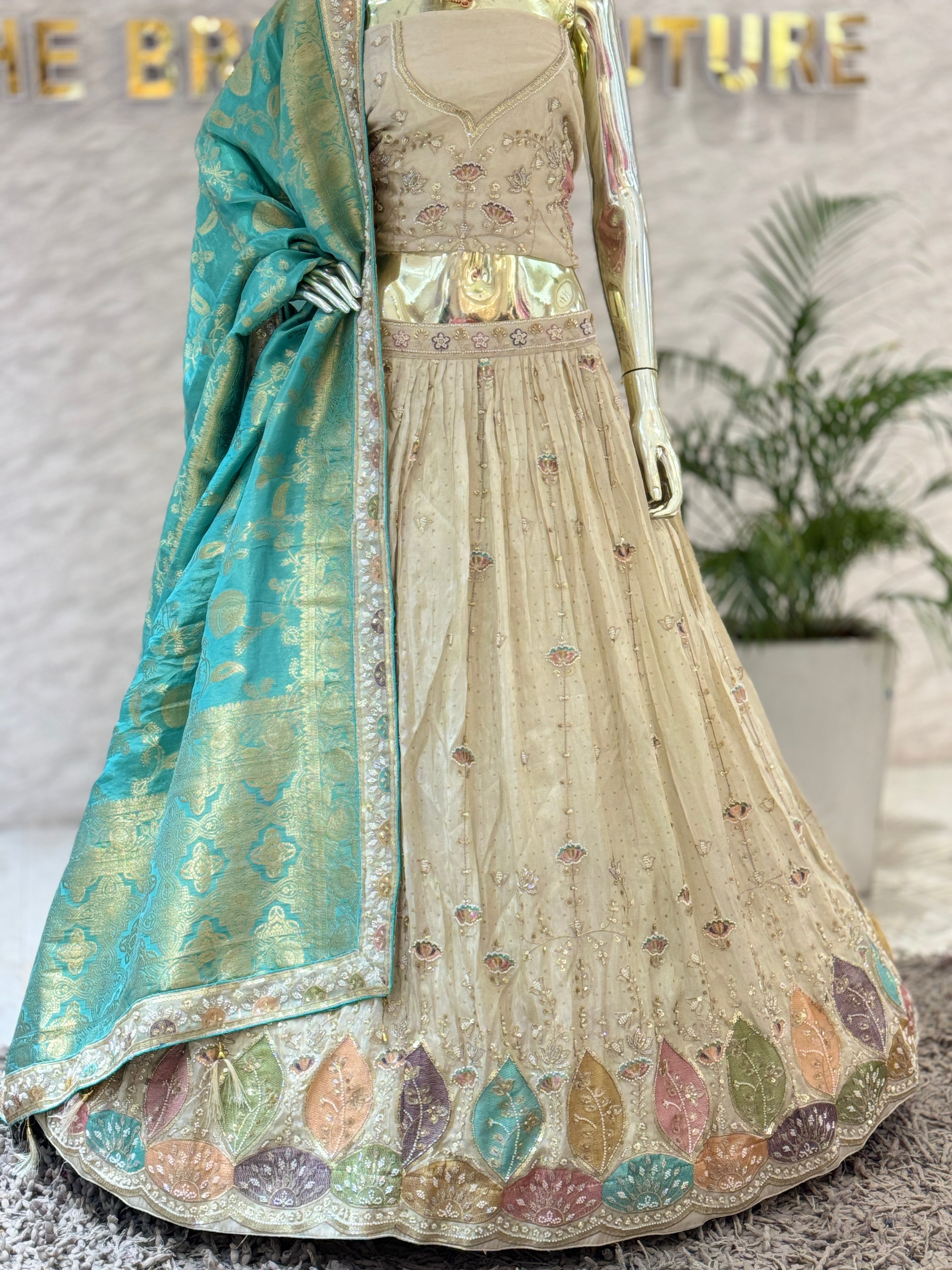 Noor-E-Pastel Designer Lehenga Set