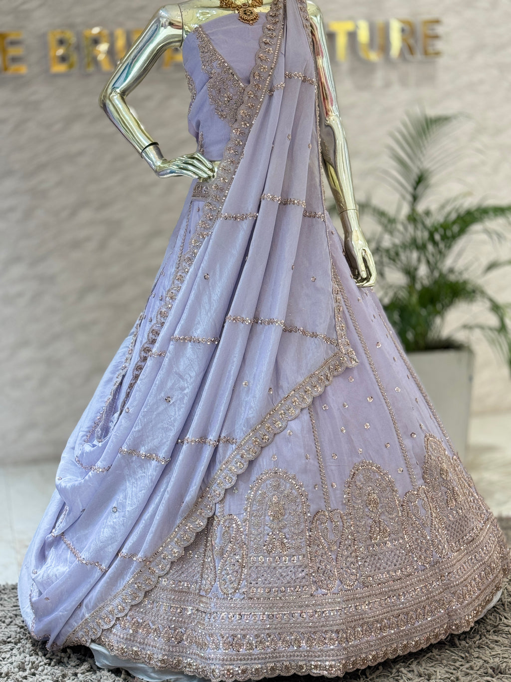 Lilac Dream Couture Lehenga