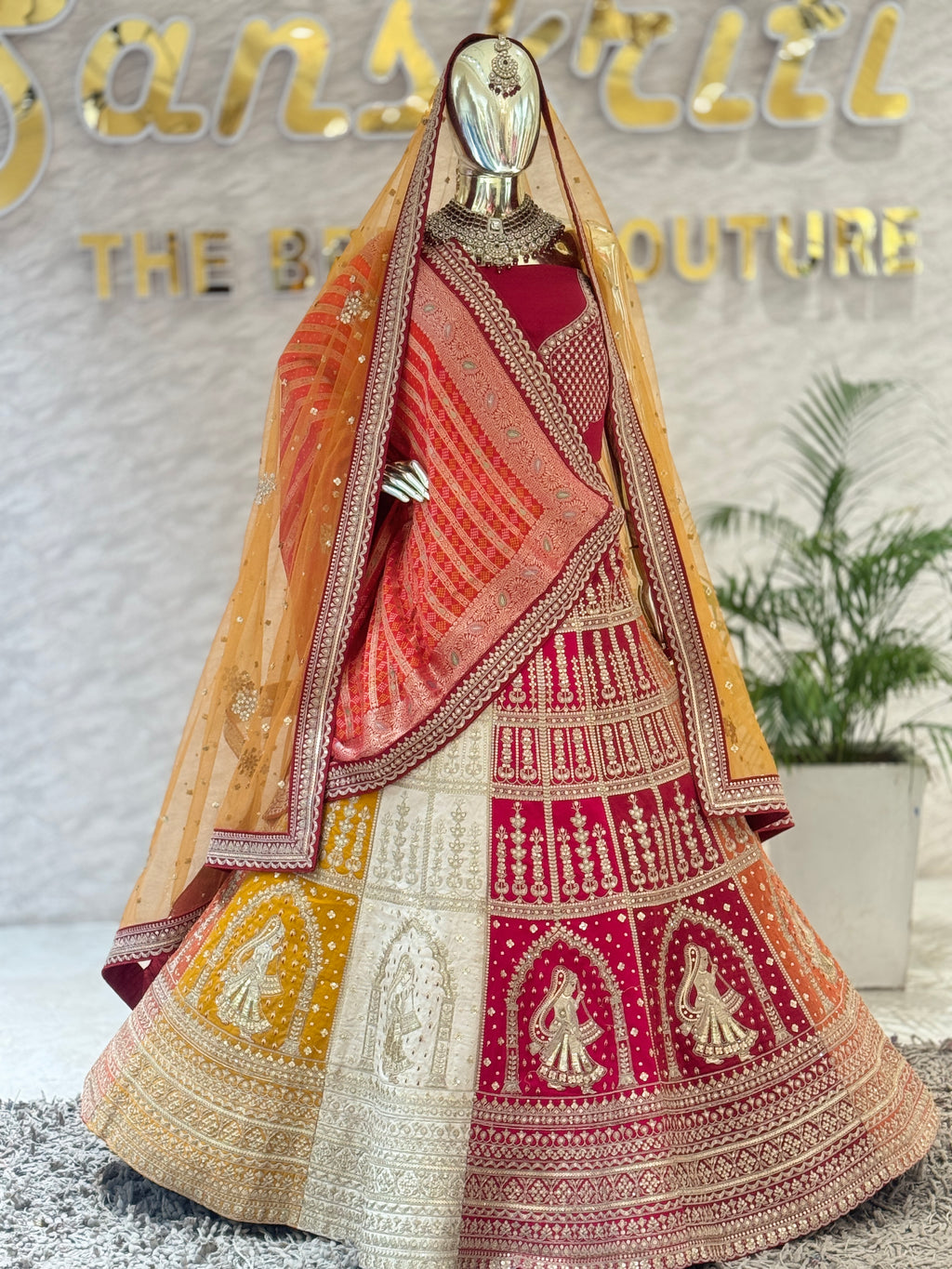 109394 Rang Mahal Heritage Bridal Lehenga