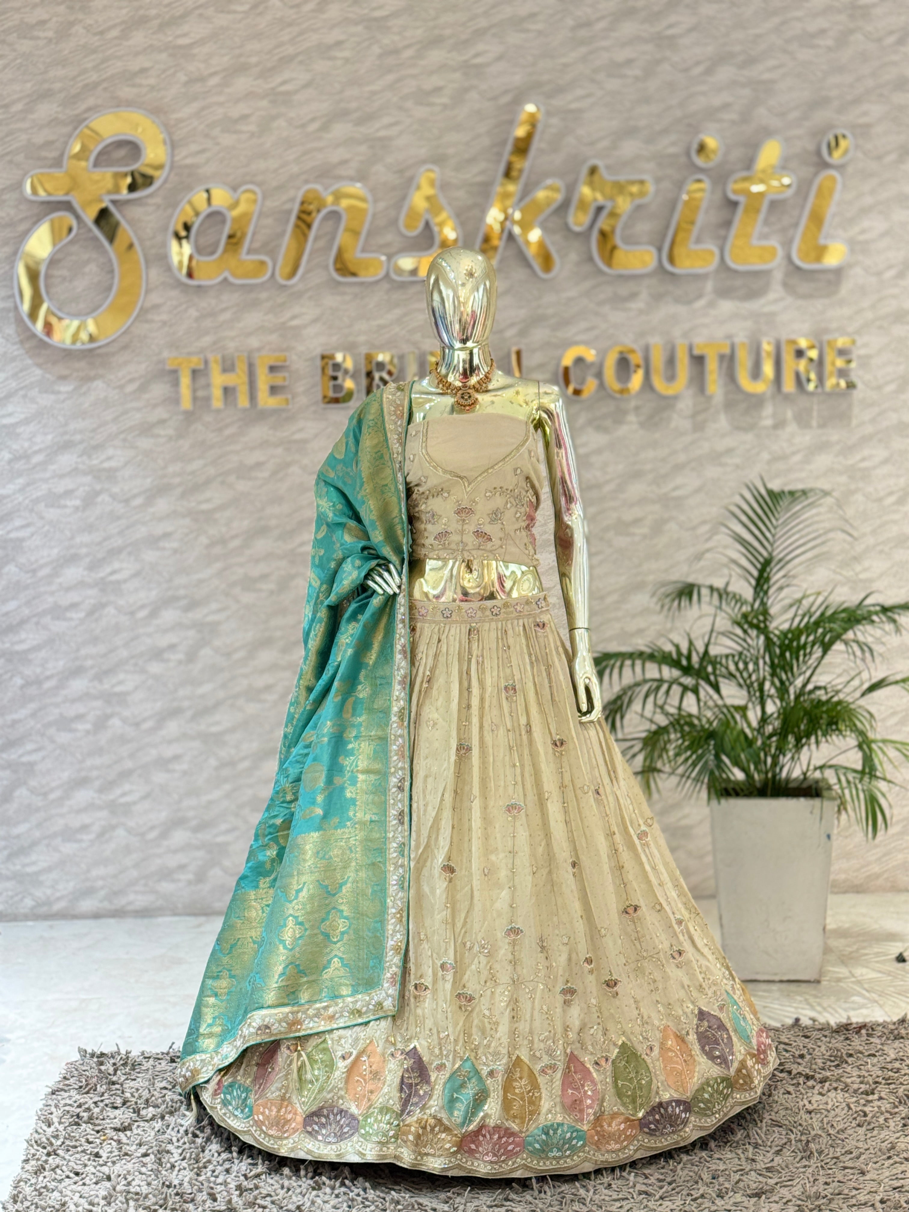 Noor-E-Pastel Designer Lehenga Set