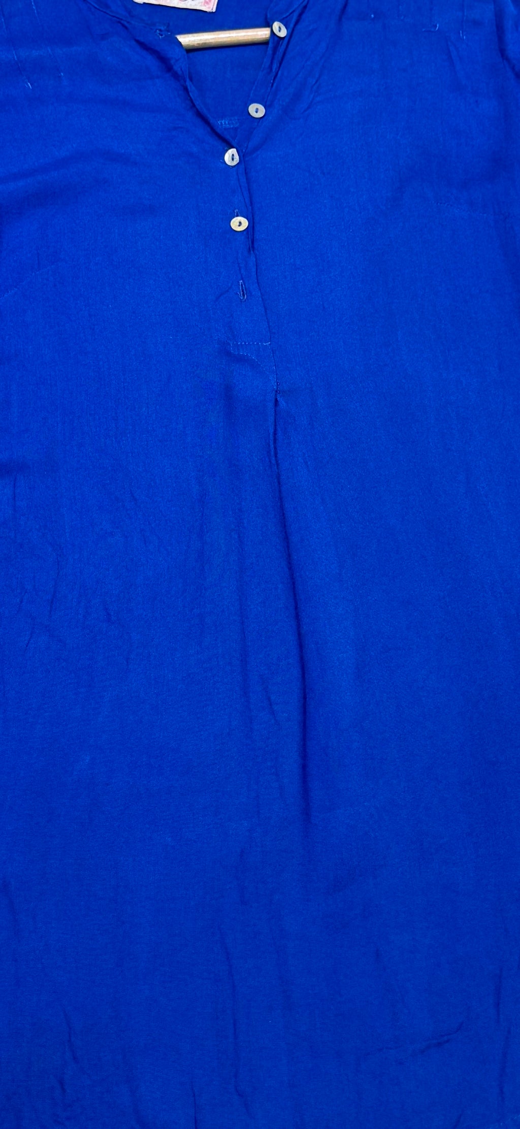 Q562750 Royal Blue Rayon Everyday kurti Top