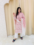 q562787 Elegant Blush pink Floral Kurta Set