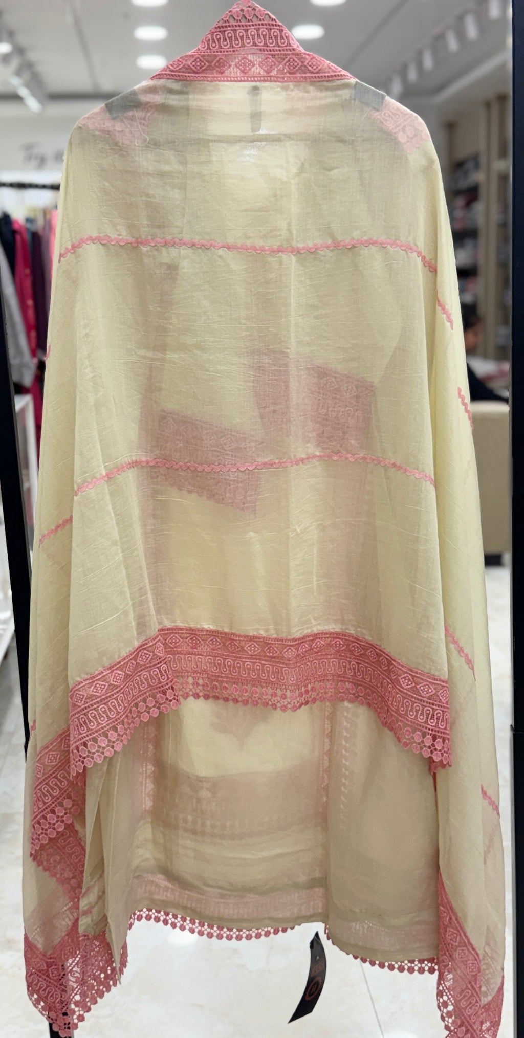 muslin suit pink