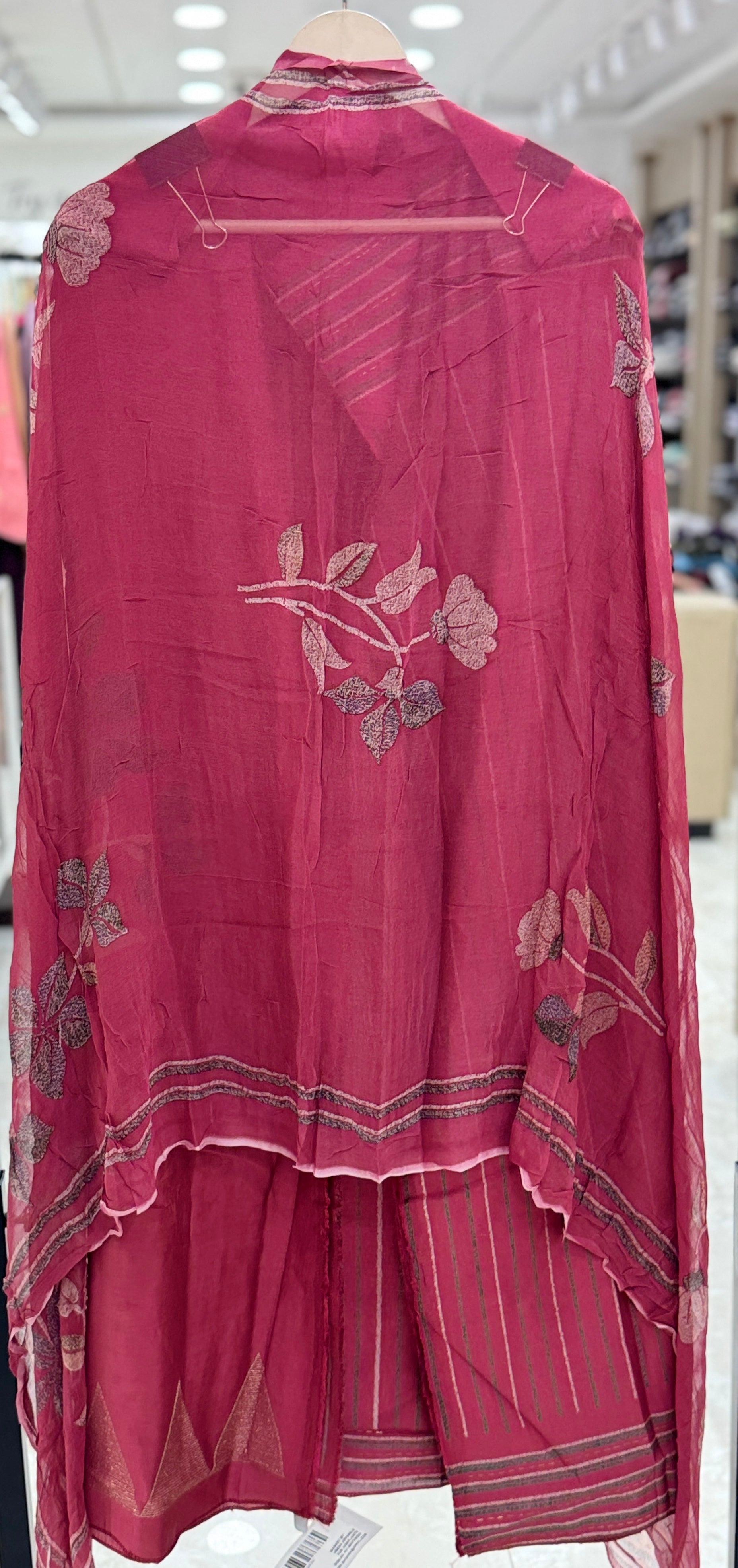 Q562507 BEAUTIFUL FLORAL PRINT WITH PRINTED Chiffon DUPATTA