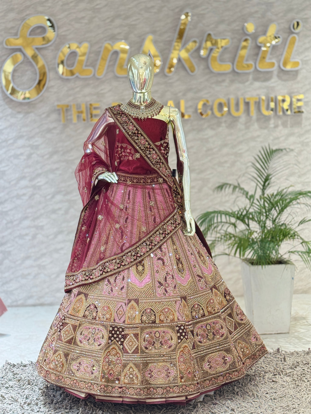 unstitched lehanga