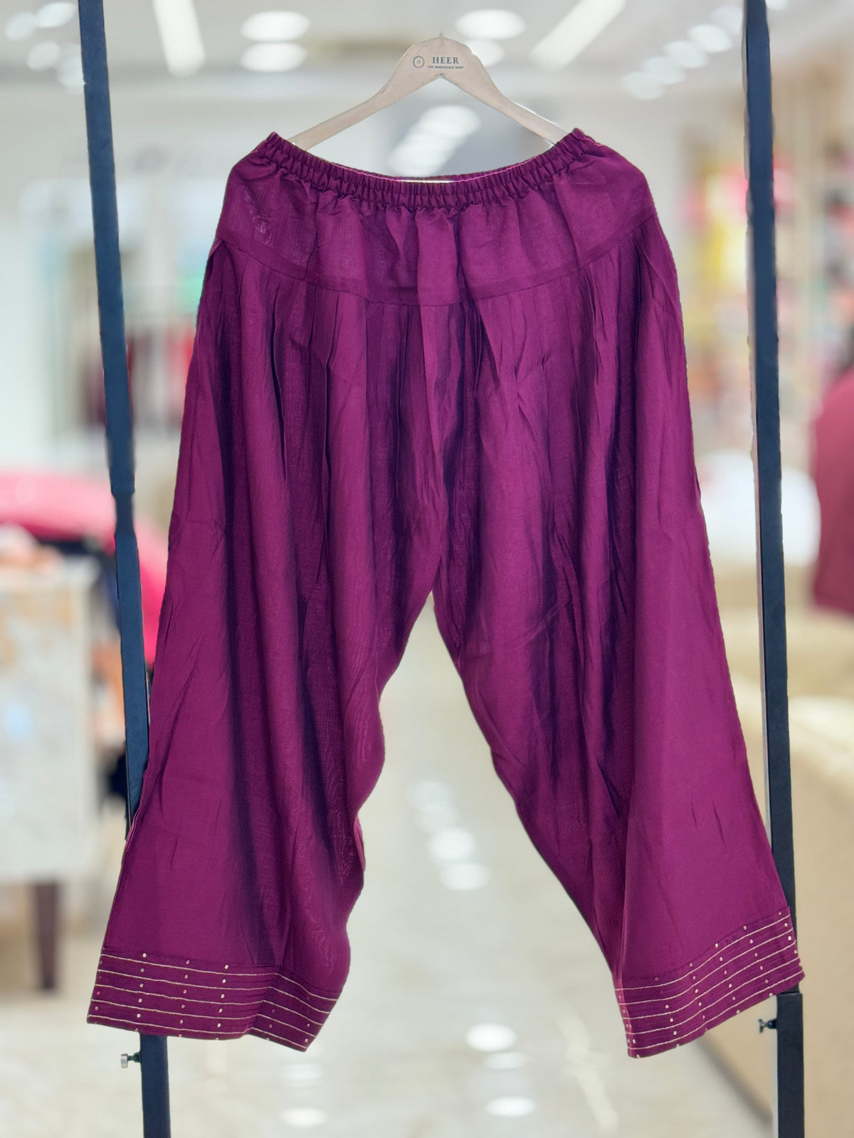 Royal Magenta Embroidered Kurta Set with Dupatta q562948