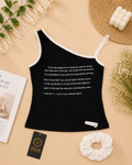 ₹719 Black one-shoulder tank top