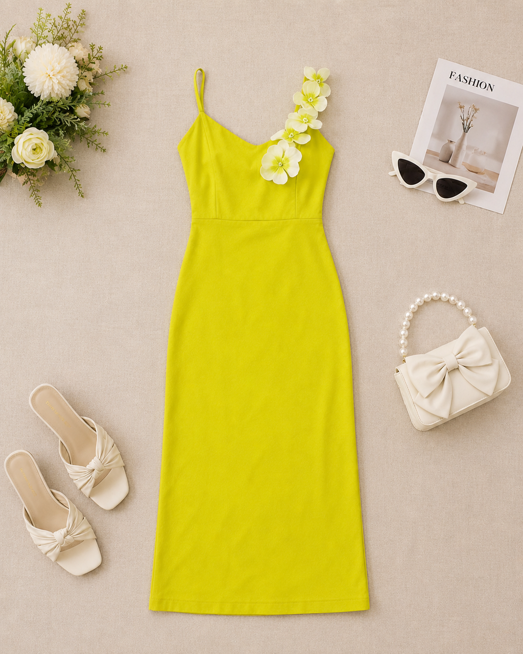 ₹2559 Neon dress