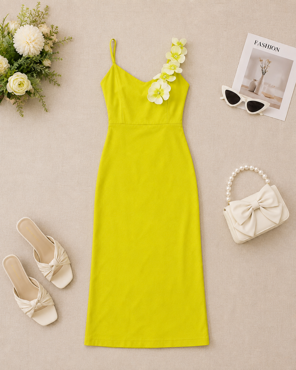 ₹2559 Neon dress