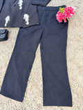 Q562545 black blazer coord set
