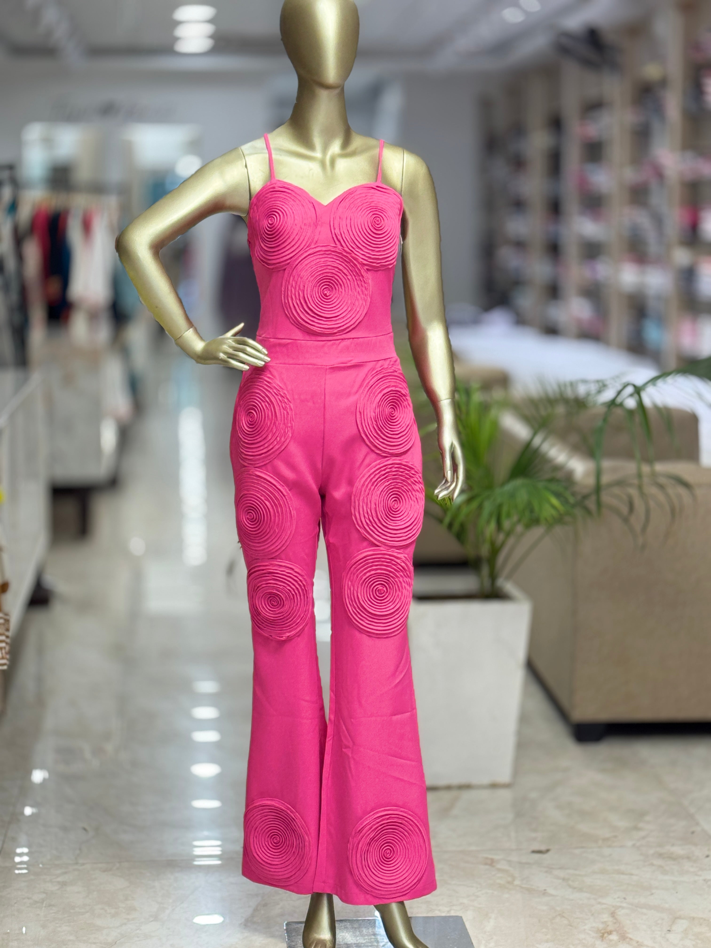 Q562551 Vibrant PINK Jumpsuit