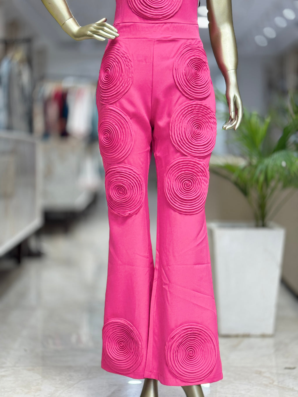 Q562551 Vibrant PINK Jumpsuit