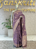 Q562051 purple silk saree