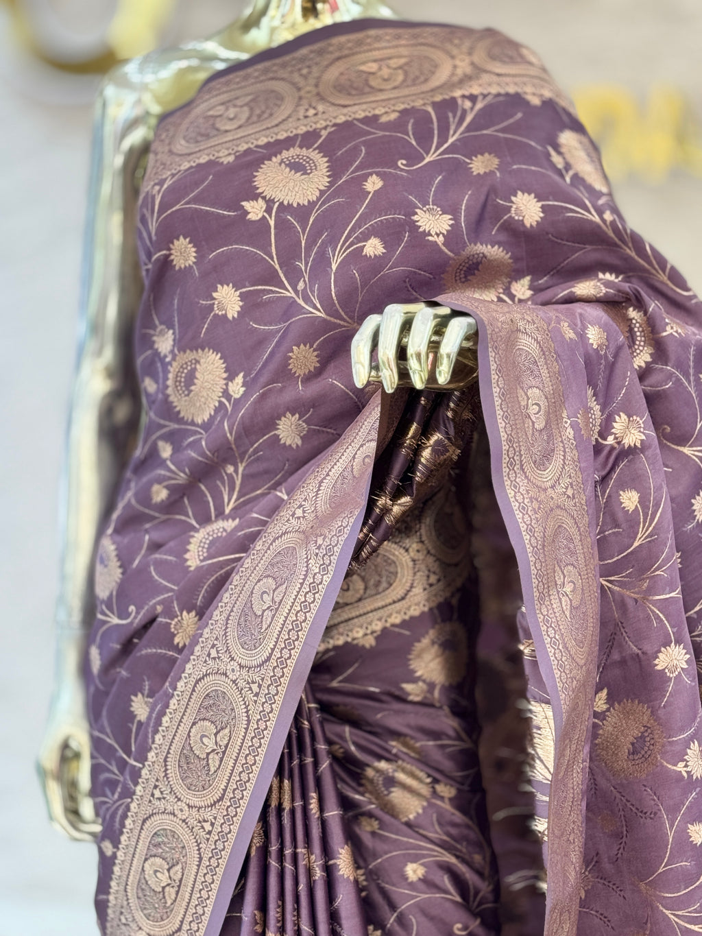 Q562051 purple silk saree