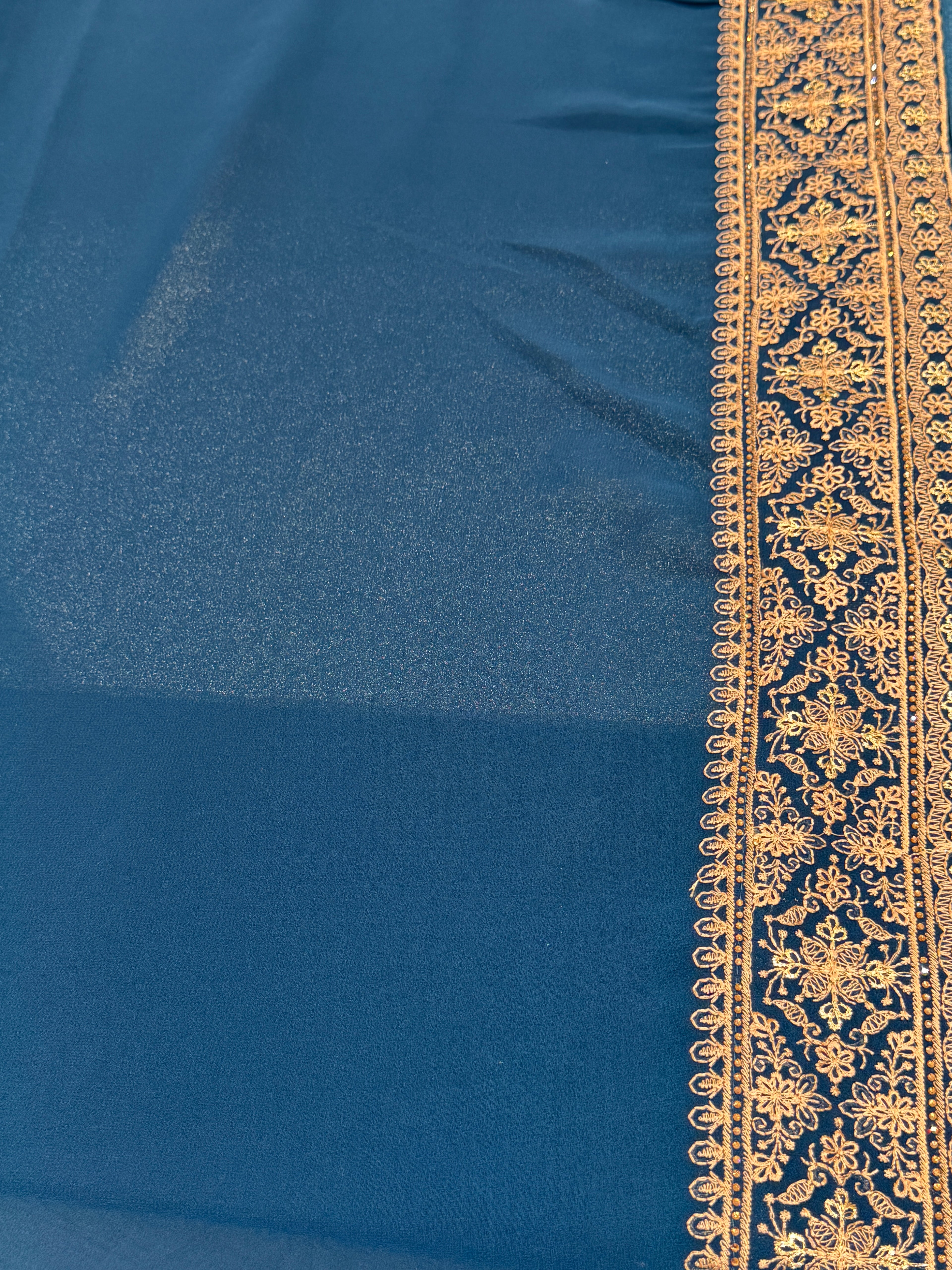 Q56943 blue Kanjivaram silk saree