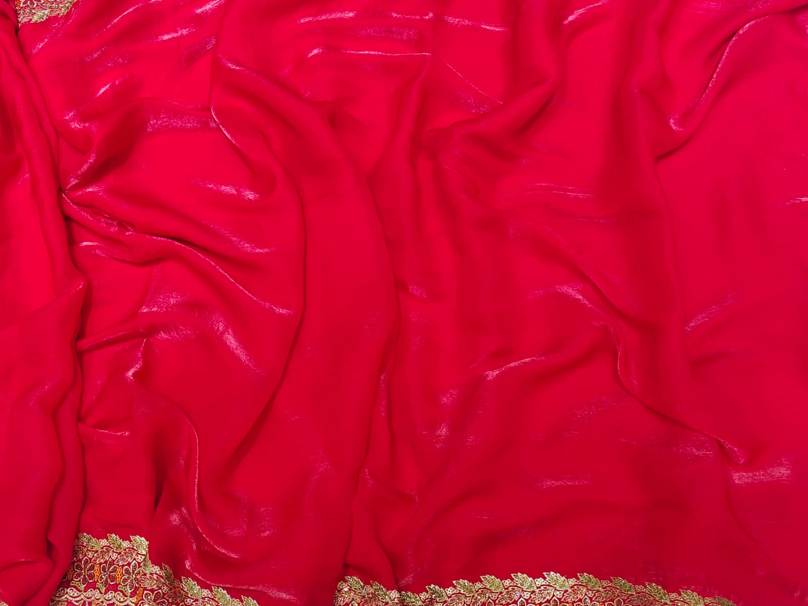 Q562221 Magenta Jimmy Choo Silk Saree