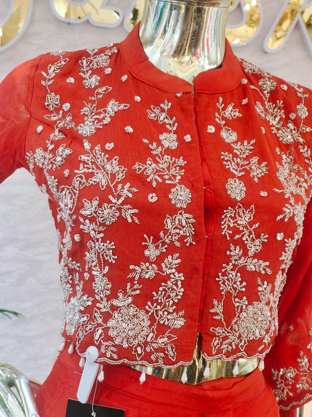 Elegant Hand-Worked Dhoti Set q562682